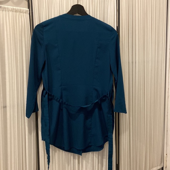 EUC Armani Exchange Pleated Tie Waist Blouse - Size Small - Picture 5 of 5